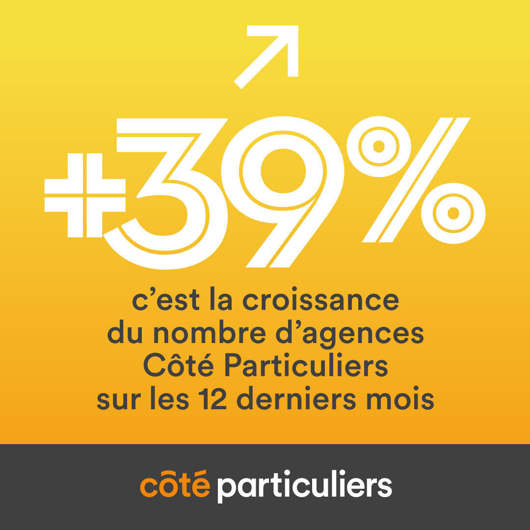 Actualité Côté Particuliers : Développement du réseau Côté Particuliers !